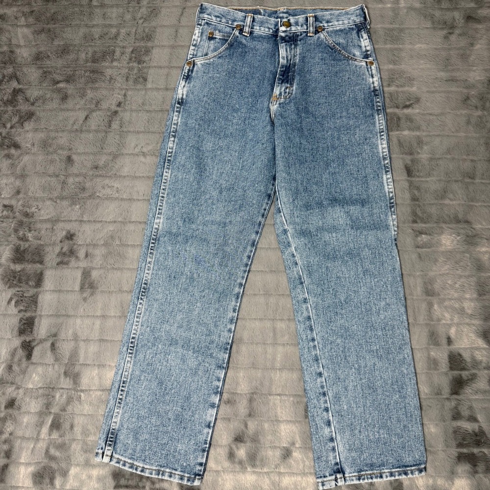 Wrangler Hero Loose Fit Regular Straight Leg Jeans Medium Wash 14 REG 955BBVW